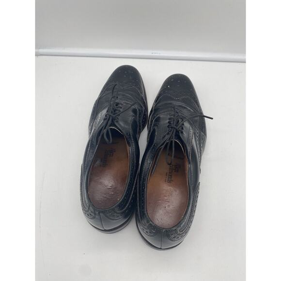 Allen Edmonds McAllister‎ Wingtip Oxford Black Leather Mens Dress Shoes 10.5 C main image 5